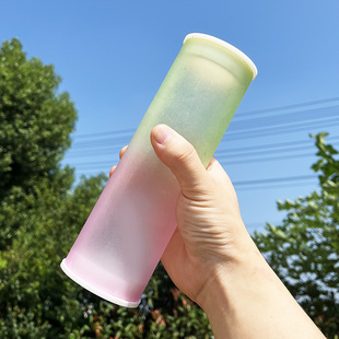 羽毛球桶红绿渐变定制高端羽毛球球桶送YY贴纸DIY神器透明亚克力