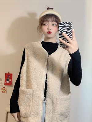 300斤羊羔绒胖mm盐系特大码女装