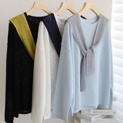 2026初春宽松慵懒风洋气披肩上衣