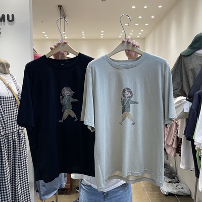 短袖300斤宽松显瘦夏季t恤上衣潮