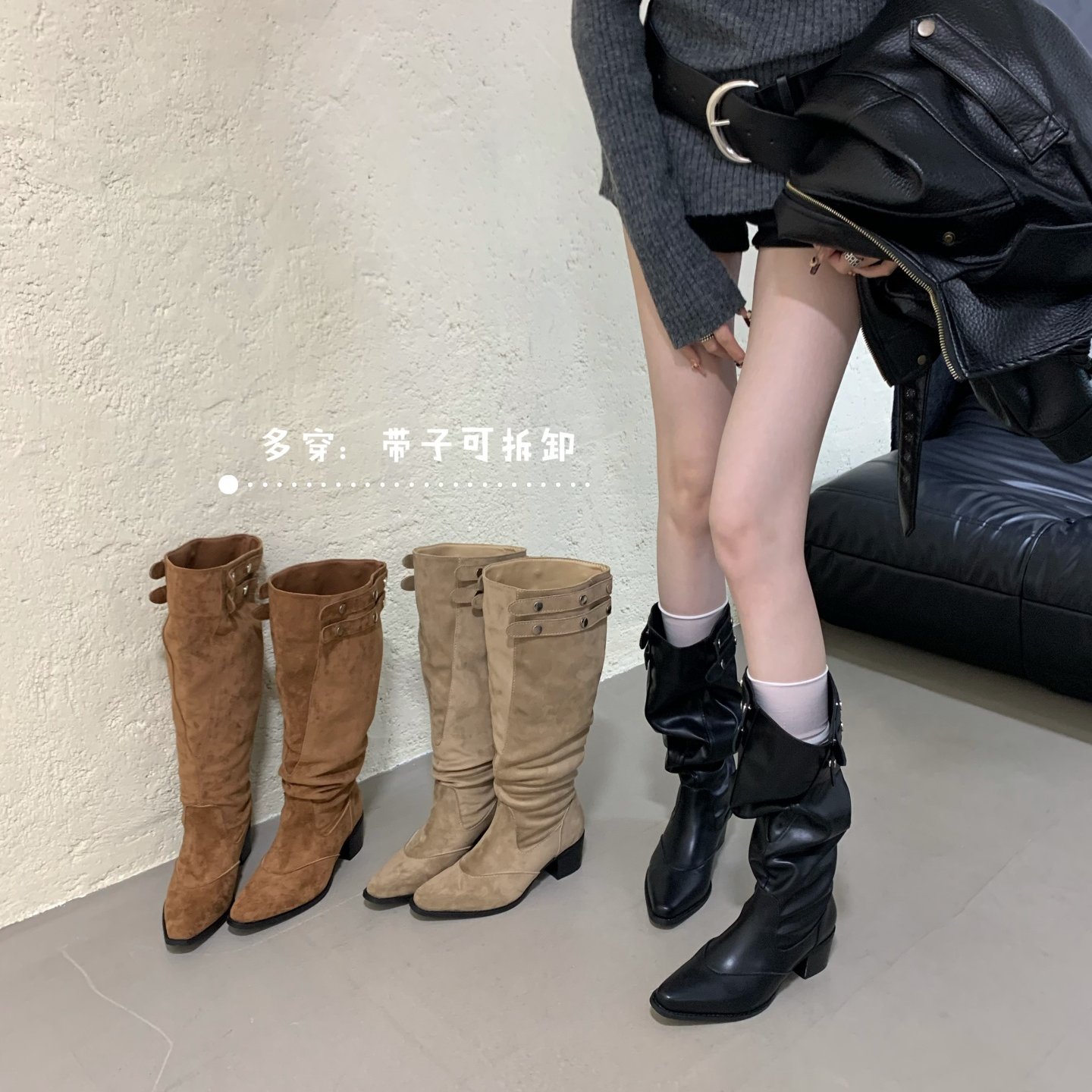 ALILOVERS欧美复古褶皱