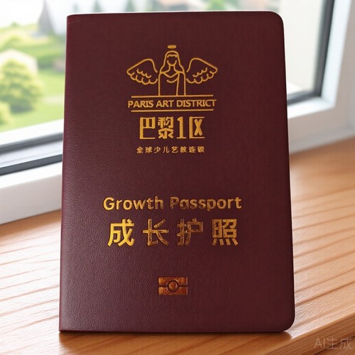 订制 成长护照 集章本 儿童奖励活动护照本 皮，革凹凸烫金