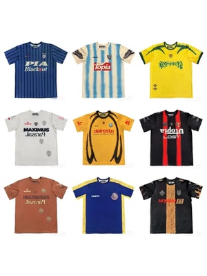 ADV Travis Scott Cactus Jack 撞色运动透气速干网眼球衣短袖T恤