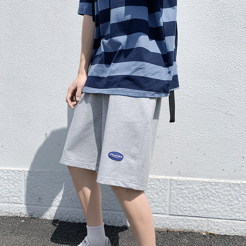 夏季裤男ins港风潮流潮牌时尚裤子百搭休闲宽松五分裤，男装休闲裤，星座1006