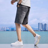 2021年日系风夏季新款港风工装牛仔短裤男，男装牛仔裤，星座1006