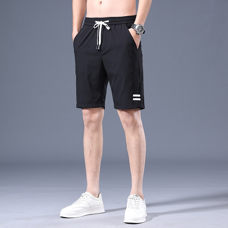 夏季超薄款运动五分男裤冰丝休闲短裤男宽松直筒外穿中裤7013,男装休闲裤,星座1006
