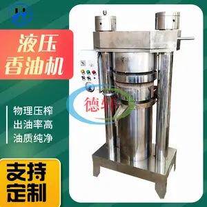 大型核桃仁松籽榨油机液压山茶籽花生榨油机立式液压低温榨油机