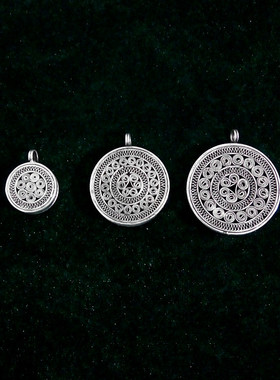 贵州耳环纯手工制作银饰满99包邮