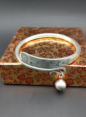 贵州苗银王祖贤手镯聂小倩同款