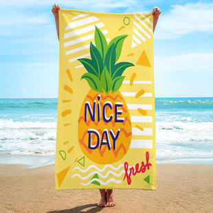 直供大浴巾方形沙滩巾超细纤维浴巾沙滩垫夏天系列可一件起订