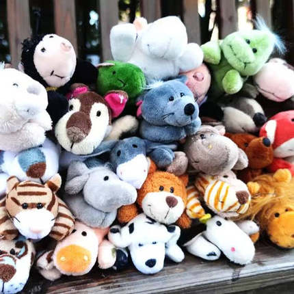 冰箱贴磁铁毛绒卡通可爱动物磁贴装饰品伴手礼电动车挂件汽车摆件