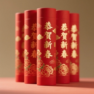 大合影照片筒画筒海报筒图纸盒子纸罐纸筒对联书画礼盒包装圆筒