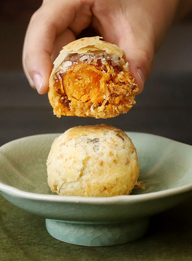 南大院蛋黄酥凤梨酥糕点纯手工手作火腿肉松低油零食点心单独包装