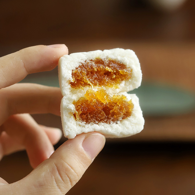 南大院柚子米糕软糯糕点早餐点心茶点手工传统健康零食营养米月饼