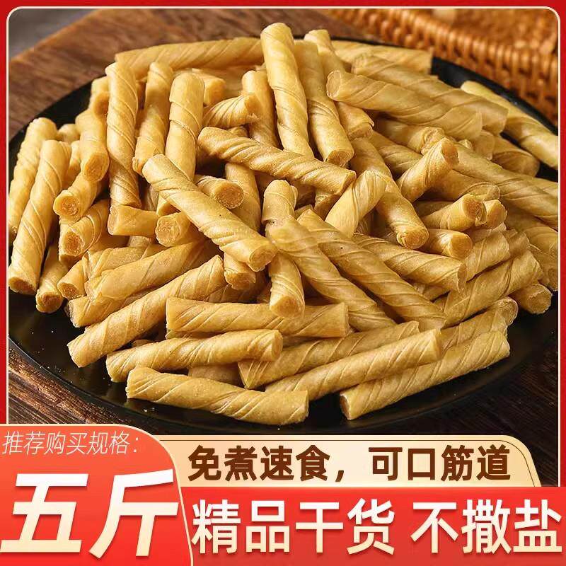 手工辣条豆筋卷5斤装山东特产无添加豆制品干货火锅凉拌食