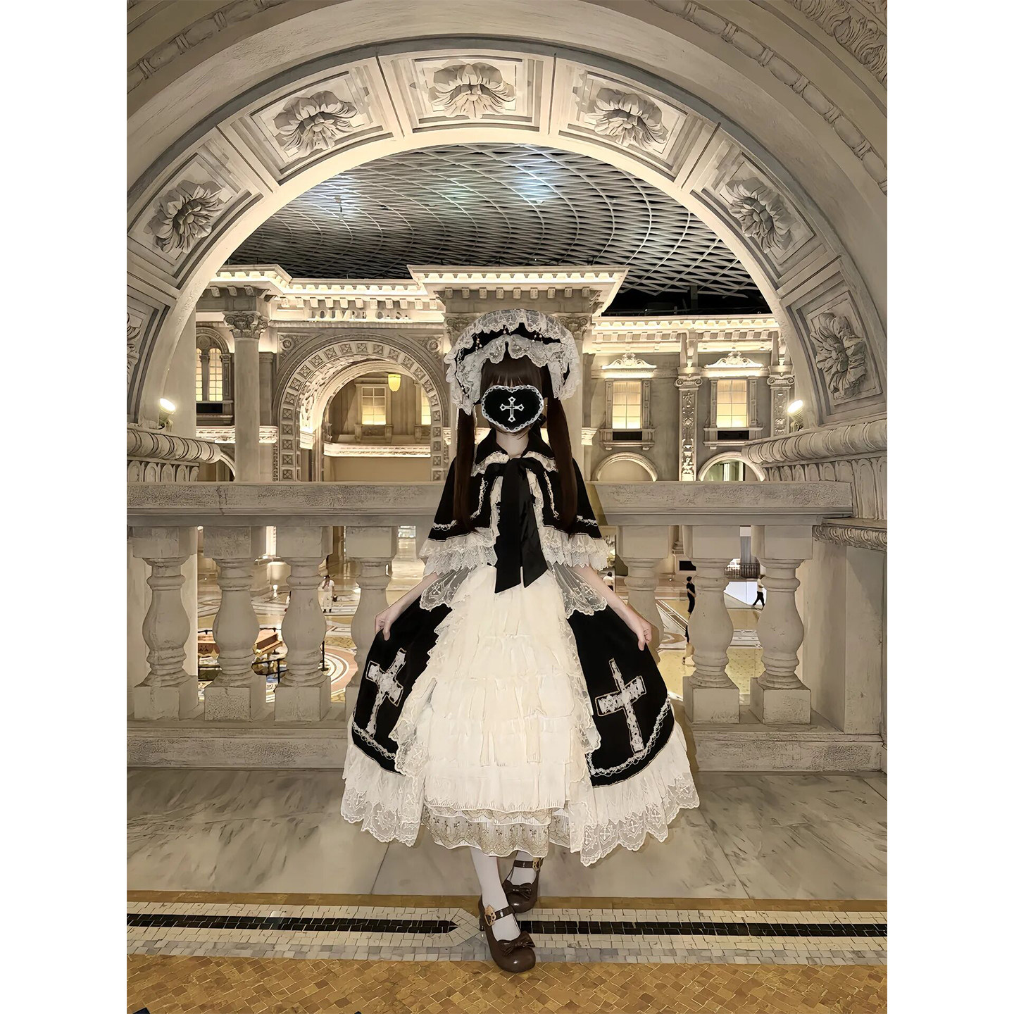 天使黑白可爱doll感洛丽塔Lolita