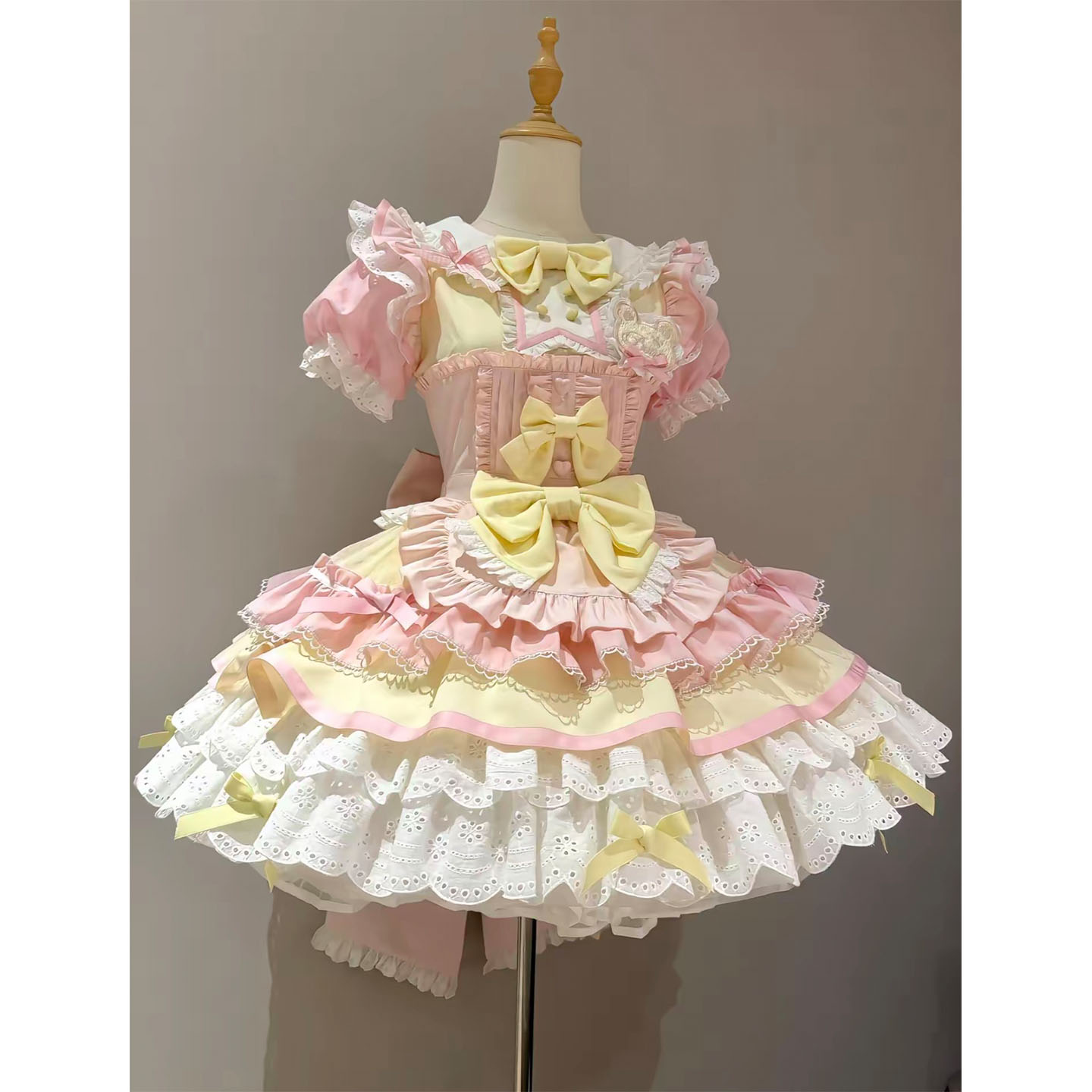 甜美少女感lolita围裙连衣裙