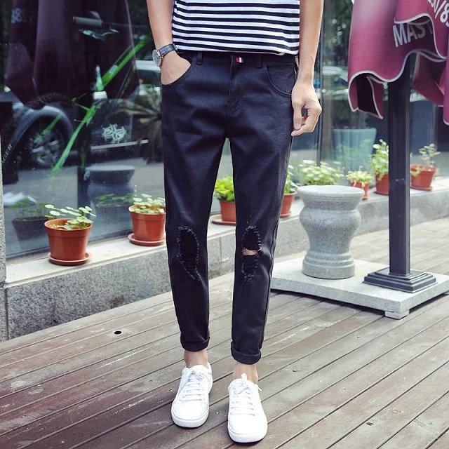 Jeans pour adolescent Sarouel en coton pour été - Ref 1466153 Image 1