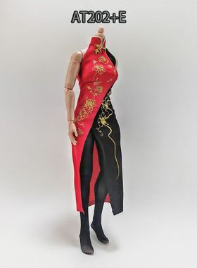 1/6艾达王开叉旗袍人偶服饰战斗特工生化危机4礼服TBL耐操AT202