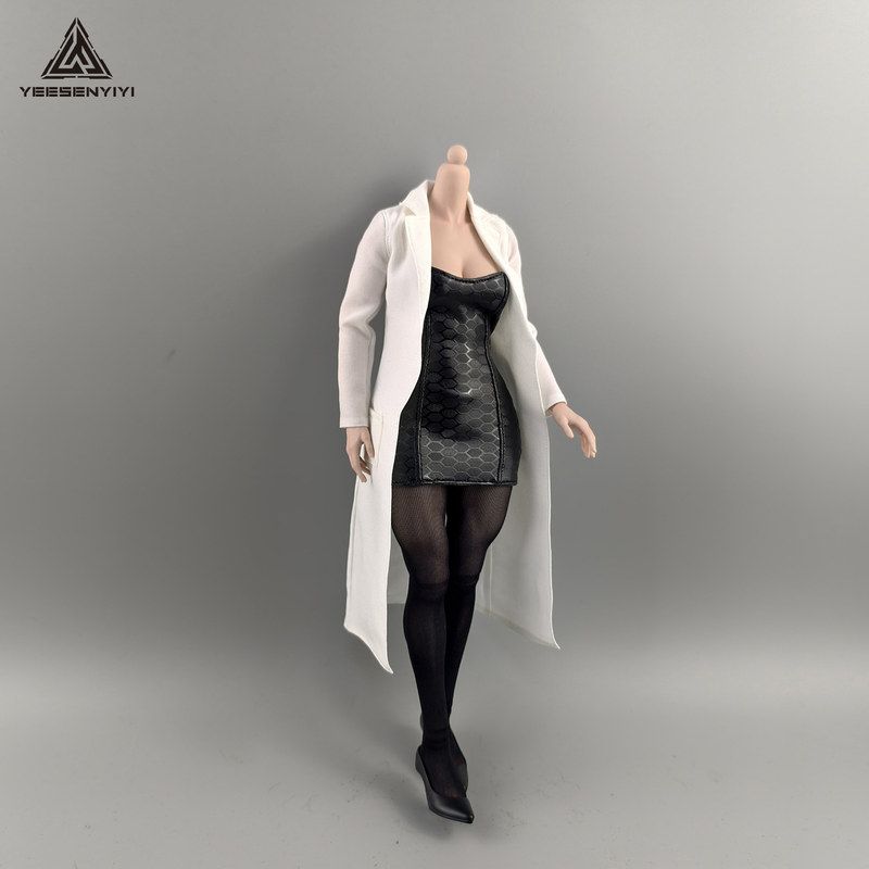 1/6女兵人不染色皮抹胸短裙12寸BJD裙子6分娃娃衣服TBL手办布衣服