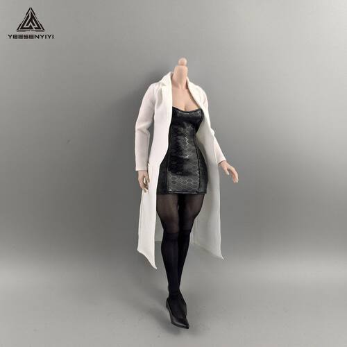 1/6女兵人不染色皮抹胸短裙12寸BJD裙子6分娃娃衣服TBL手办布衣服