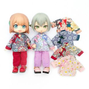 ob11 12分bjd娃衣素体长裤分娃衣中国风古风pd9上衣gsc娃娃衣套装