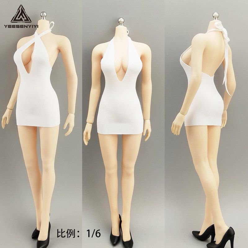 1/6高弹绑带短裙不染色12寸兵人服装6分BJD娃娃衣服适用TBL AT210