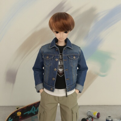 雾岛 bjd/sd 小3 4 6 8分叔古风娃娃假发发套男女娃短发假毛假发