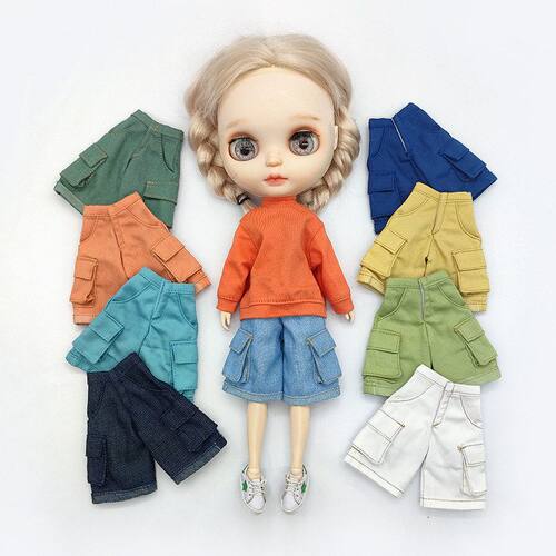 ob24娃衣blythe工装裤