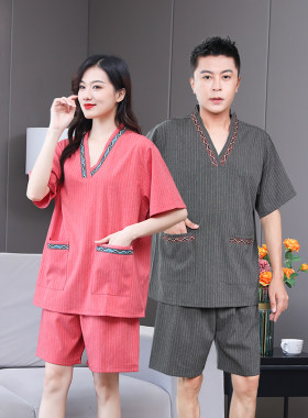 汗蒸服女款男士纯棉桑拿