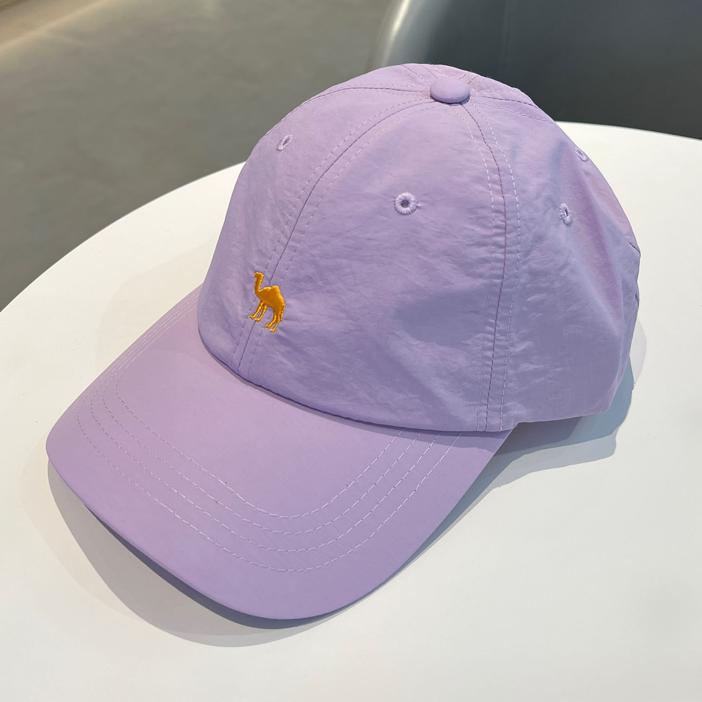 日系刺绣骆驼夏季速干防晒棒球帽