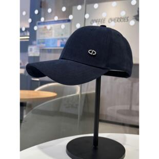 韩版时尚硬顶有型棒球帽男女户外高品质纯色百搭显脸小弯檐鸭舌帽