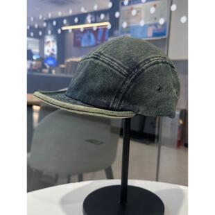 高品质棉平檐牛仔棒球帽男女春夏季户外时尚百搭鸭舌帽蓝色五片帽