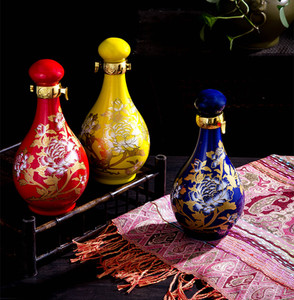 景德镇1斤装饰家用酒壶密封酒瓶婚庆装饰陶瓷酒瓶 陶瓷空白酒坛