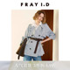 翻领双排扣腰带风衣外套FWFC254258 甜酷时尚 FRAY I.D2025秋冬新品