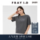 圆领短袖 FRAY I.D春夏简约时尚 字母印花T恤FWCT242084
