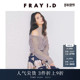 FRAY I.D春夏半高领针织背心透明衬衫 两件套FWNT241126