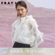 FWFB235035 透明感荷叶边系带衬衫 FRAY I.D秋冬优雅时尚