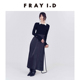 FRAY 连衣裙FWNO254162 翻领针织拼接修身 I.D2025秋冬新品 优雅时尚