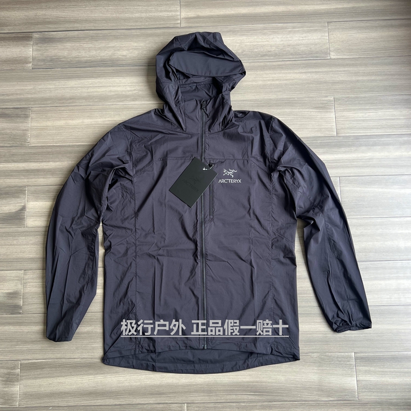 正品现货始祖鸟Arcteryx Squamish 男女轻薄连帽风壳皮肤衣防晒服