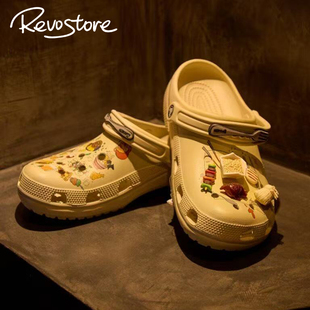 Luisito Comunica x Crocs Classic Clog 男女洞洞鞋运动包头拖鞋