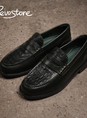 Clarks Carft James Lo 英伦复古低帮男皮鞋休闲乐福鞋一脚蹬