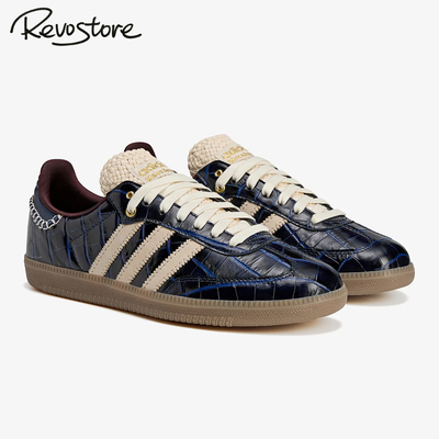 adidas皮革低帮男女秋冬板鞋
