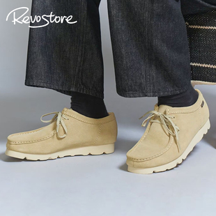 Clarks Wallabee GTX 复古低帮防水男鞋户外袋鼠鞋麂皮运动休闲鞋