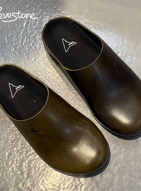 Roa Fedaia Clog 皮革男女穆勒鞋简约户外休闲运动包头拖鞋一脚蹬