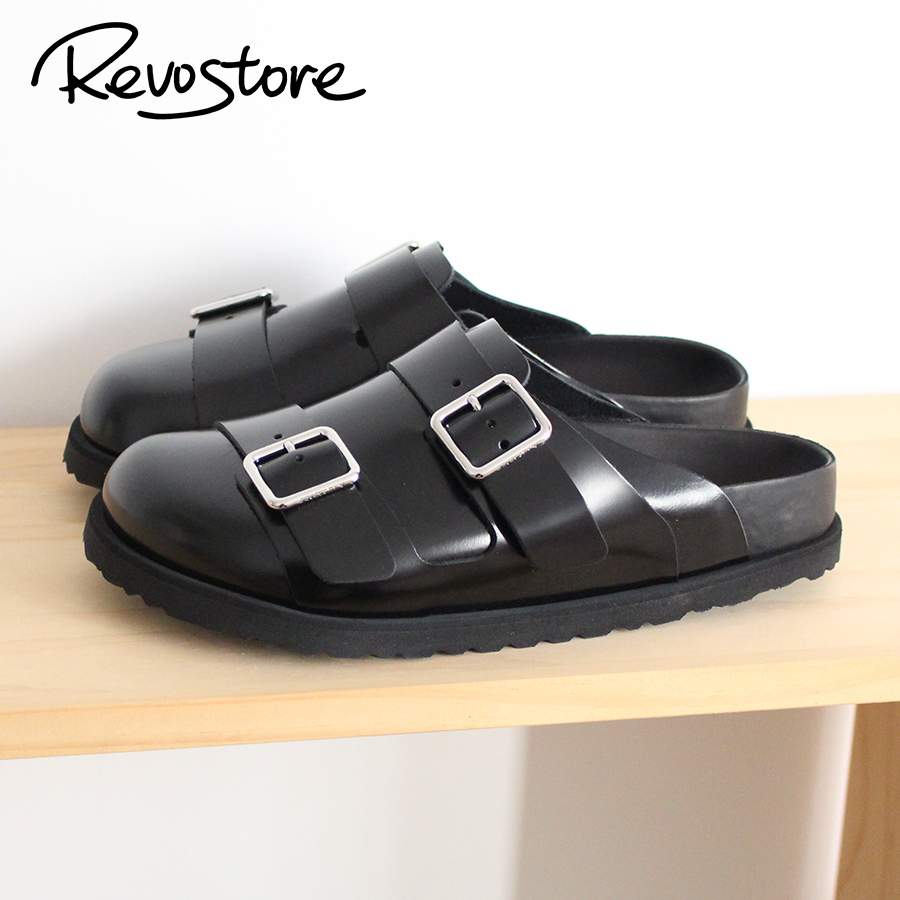 Birkenstock皮革男女鞋包头拖鞋