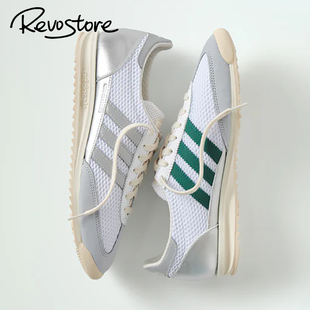 户外防滑系带休闲运动鞋 Kith 复古低帮男女跑步鞋 SL72 adidas