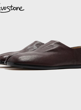 Margiela Tabi Babouche 分趾鞋低帮男薄底乐福鞋休闲一脚蹬皮鞋