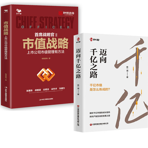 【全2册】迈向千亿之路+市值战略 上市公司市值管理有方法 并购融资投行经营管理书籍实践案例增长底层逻辑模型指引
