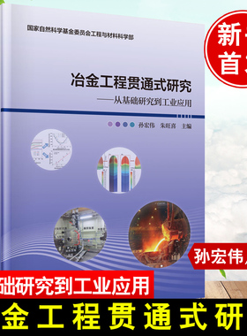 正版书籍 冶金工程贯通式研究 孙宏伟朱旺喜从基础研究到工业应用冶金物理化学反应工程技术学科领域科研工程技术人员参考教材